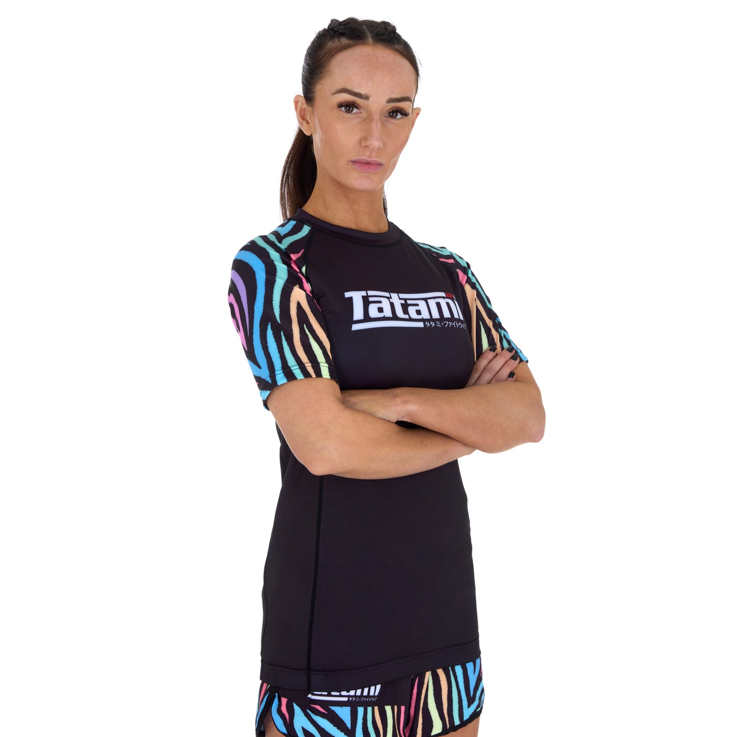 Tatami Ladies Recharge Rash Guard - Neon - FIGHTWEAR