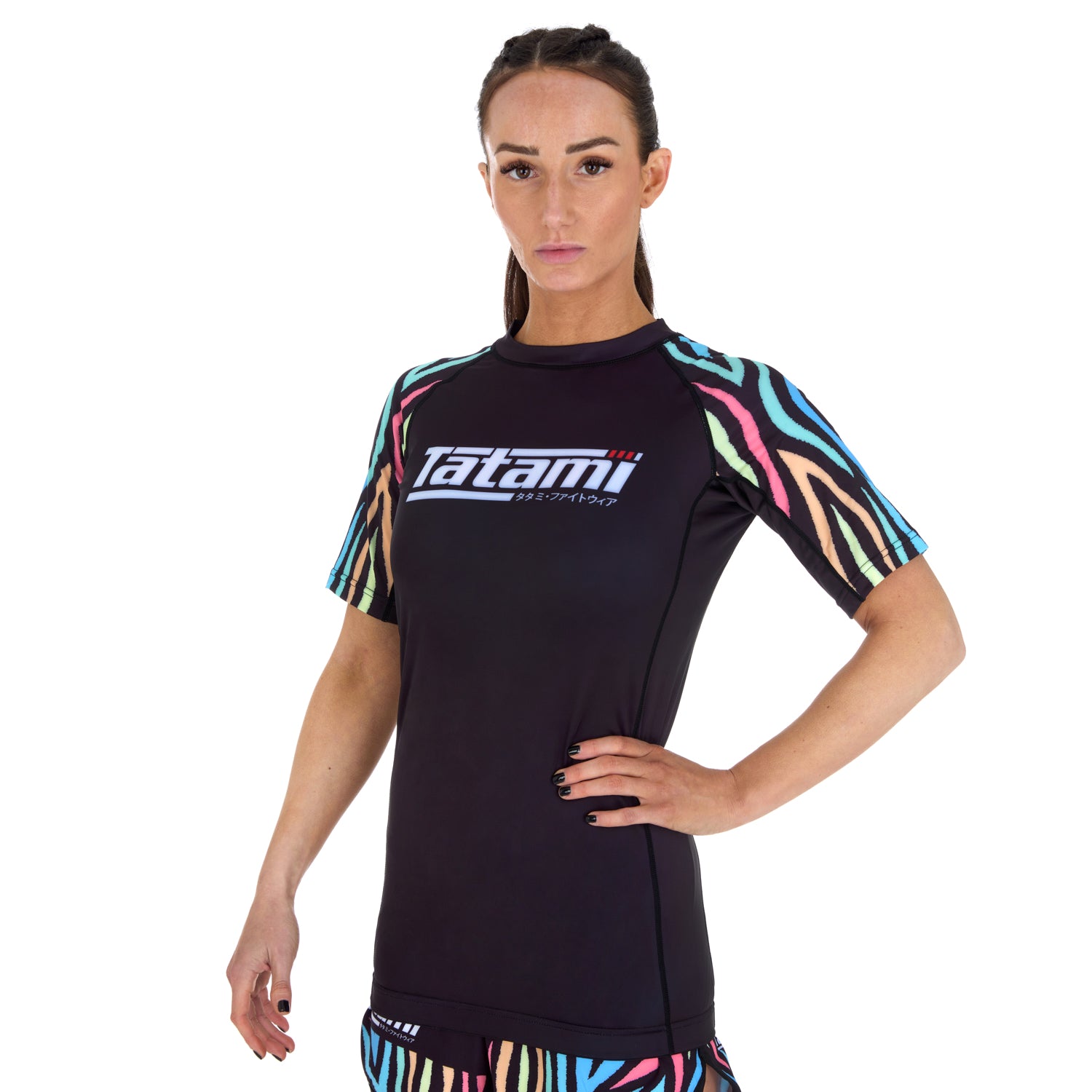 Tatami Ladies Recharge Rash Guard - Neon - FIGHTWEAR