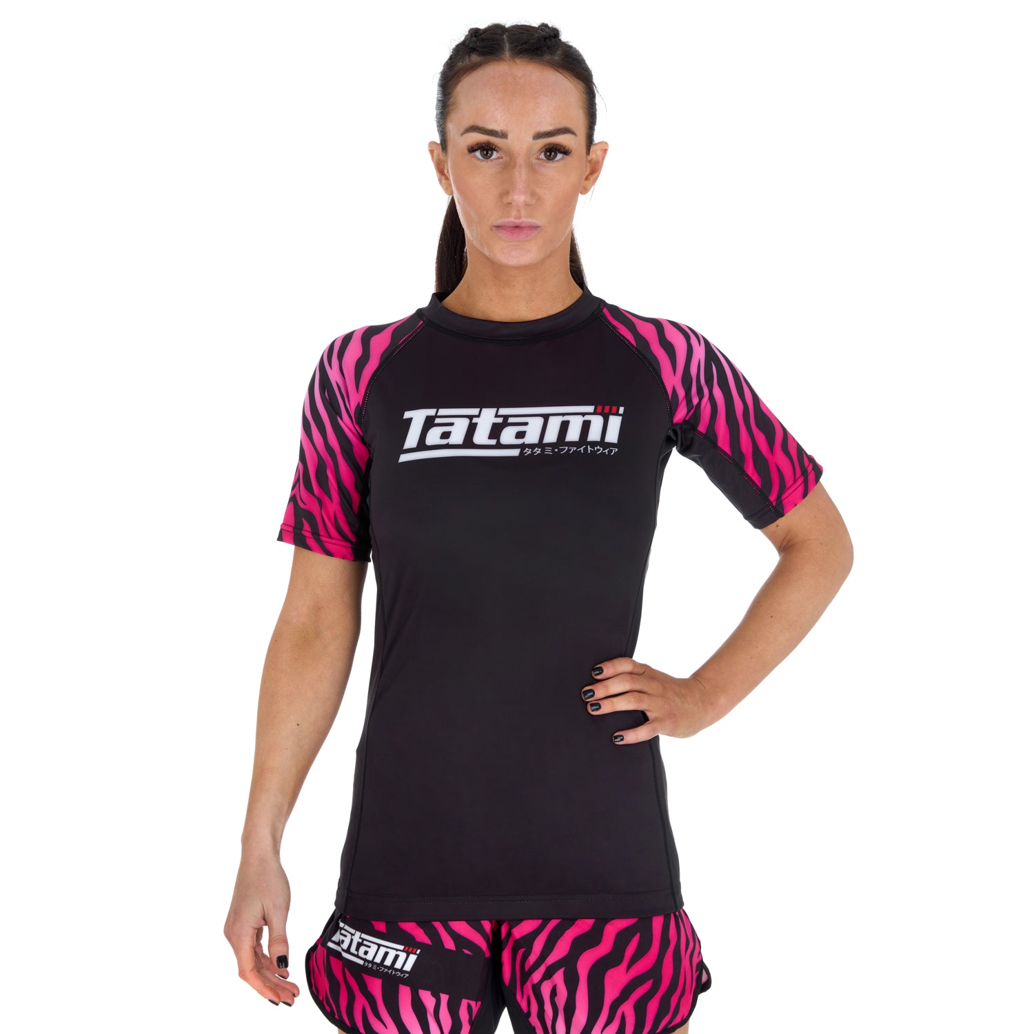 Tatami Ladies Recharge Rash Guard - Pink - FIGHTWEAR