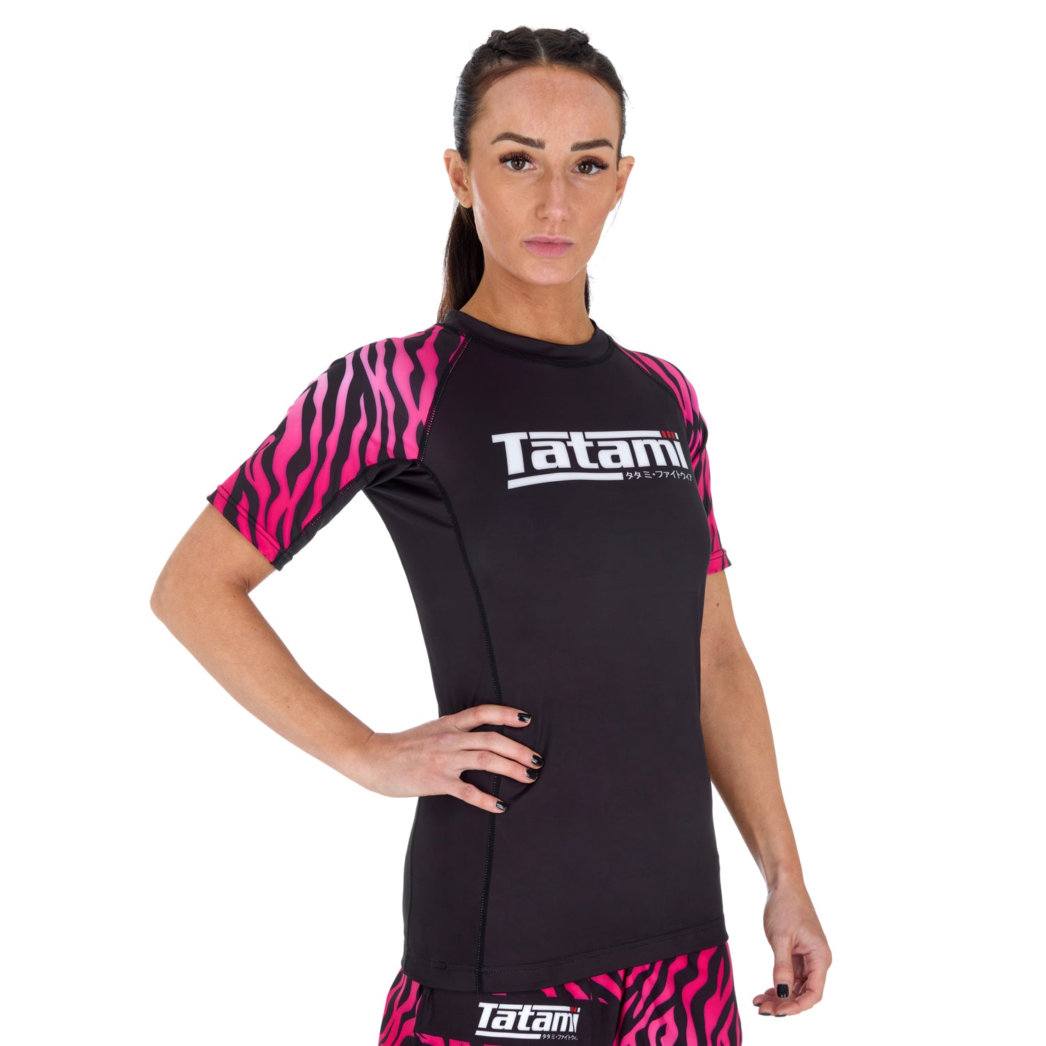 Tatami Ladies Recharge Rash Guard - Pink - FIGHTWEAR