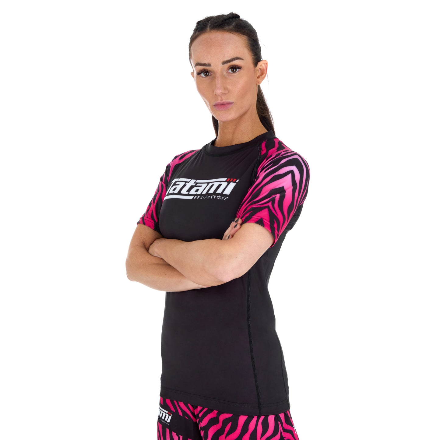 Tatami Ladies Recharge Rash Guard - Pink - FIGHTWEAR