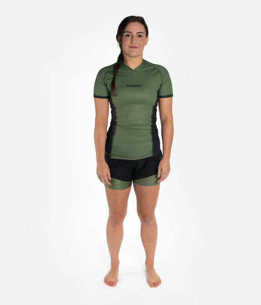 Progress Academy + Khaki Women's Rashguard
