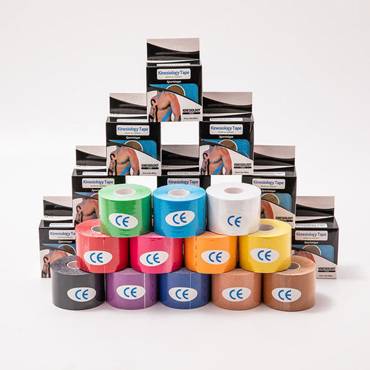 Alyart Kinesiology Tape 5 cm x 5 m - Wasserdicht, Elastisch, Extra Stark - FIGHTWEAR