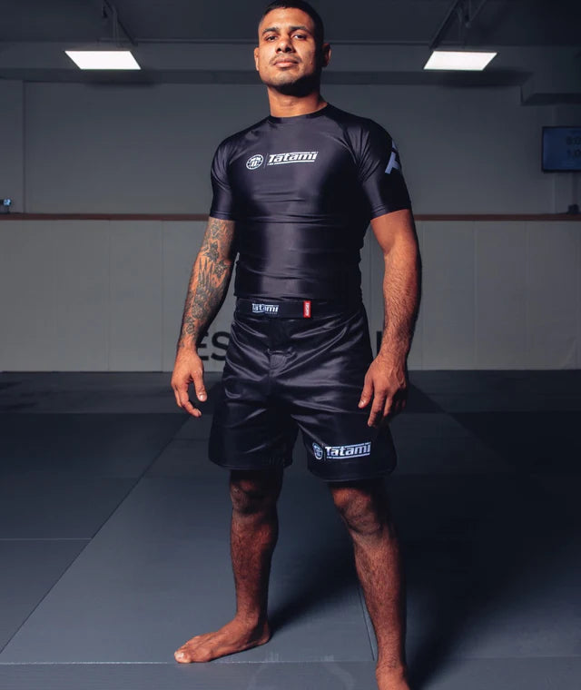 Tatami Impact Short Sleeve Rash Guard - Schwarz