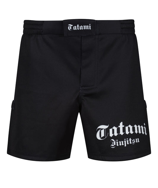 Pantaloncini Tatami Gothic dal taglio alto - neri