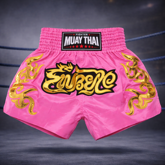 FW Fighter Performance Muay Thai Shorts Pink Viper - FIGHTWEAR