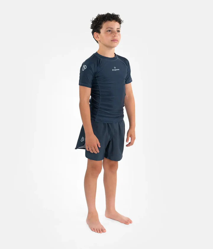 Progress Kids Academy Shorts - Petroleum