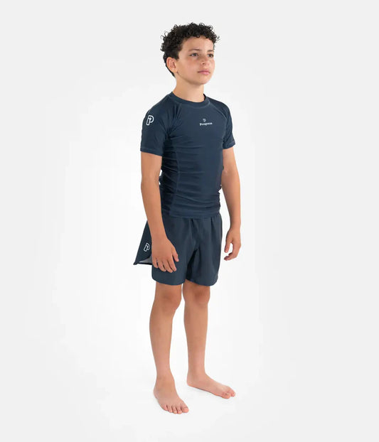 Progress Kids Academy Rashguard - Petroleum