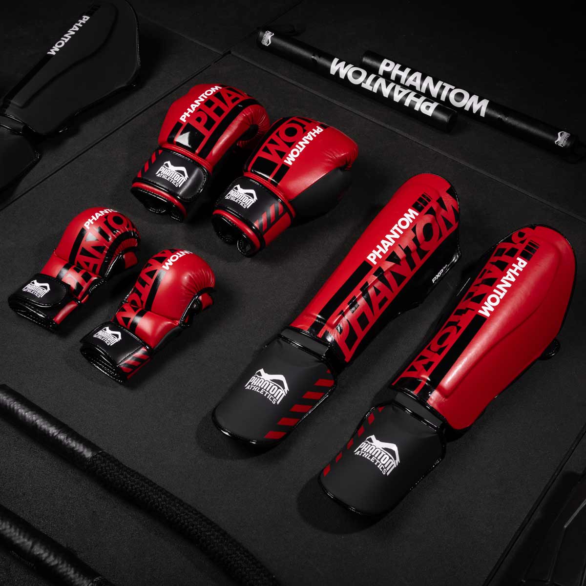 Guanti da boxe Phantom Athletics APEX - ROSSO