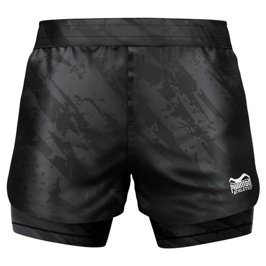 Phantom Athletics Fightshorts FUSION 2in1 Camo Tiger - Grau