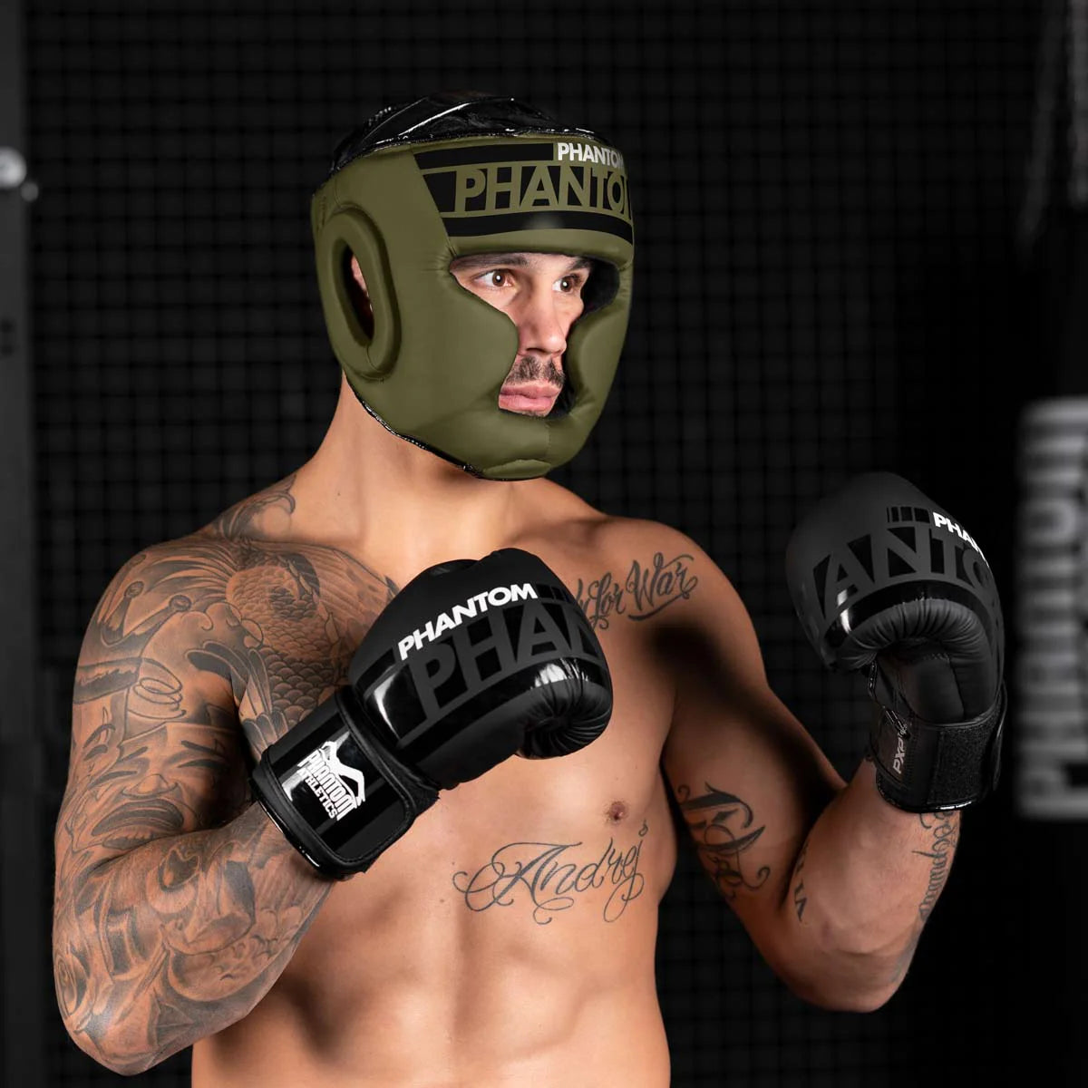 Phantom Athletics Kopfschutz APEX Full Face - Army