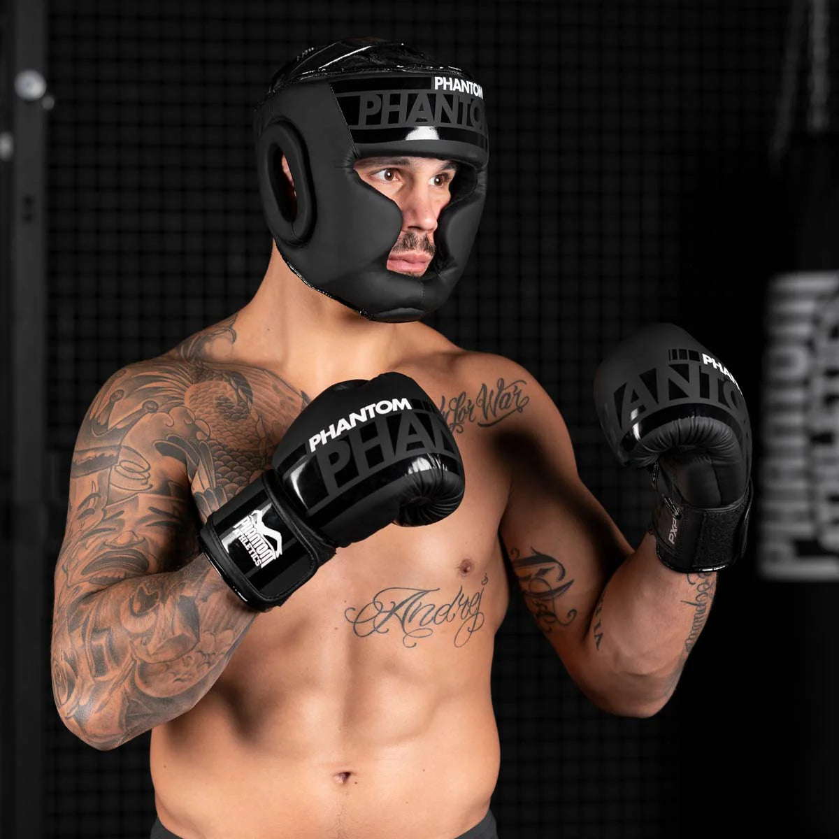 Phantom Athletics Kopfschutz APEX Full Face - Schwarz