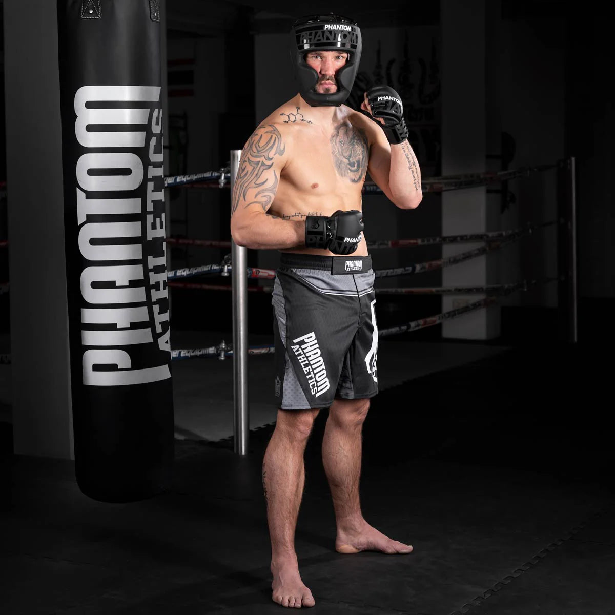Phantom Athletics Kopfschutz APEX Full Face - Schwarz