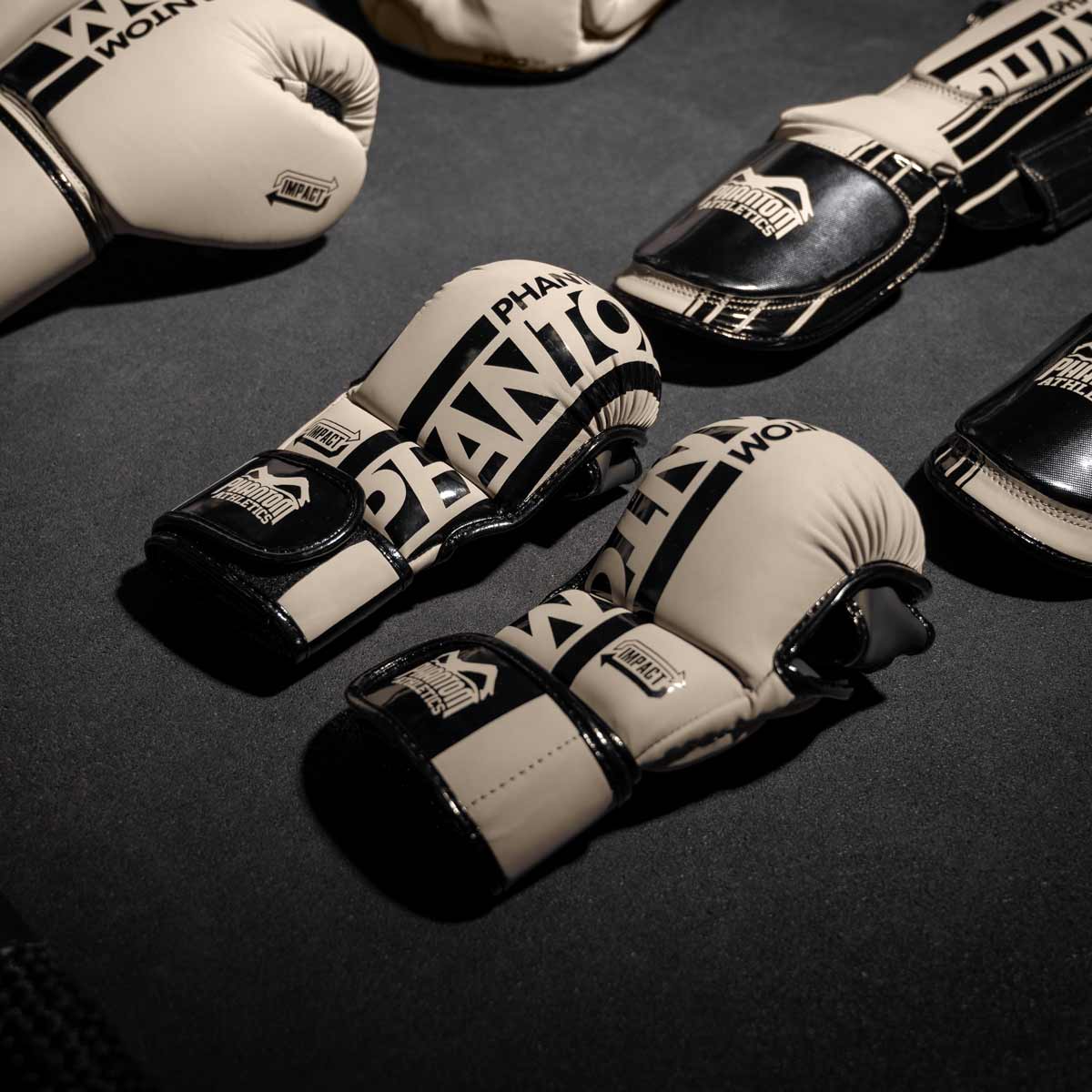 Phantom Athletics MMA Sparring Handschuhe APEX - Sandgrau