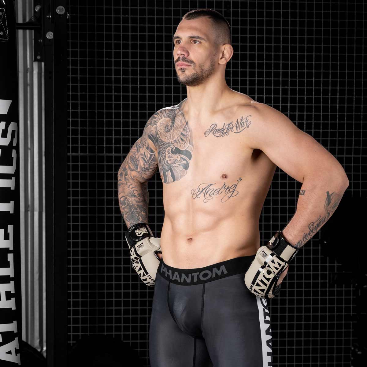 Phantom Athletics MMA Sparring Handschuhe APEX - Sandgrau