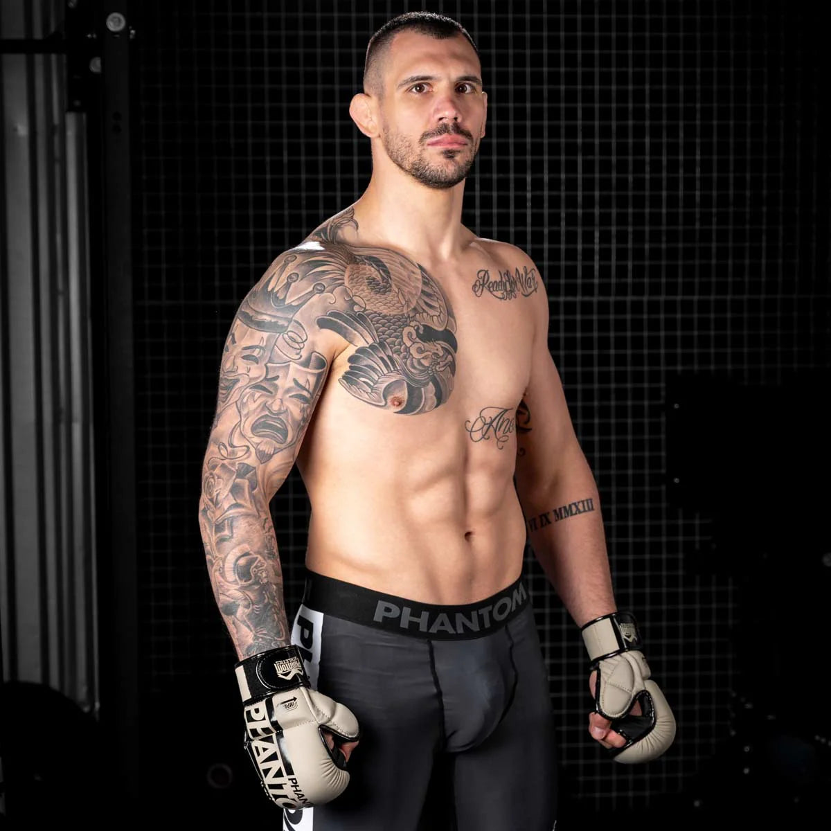 Phantom Athletics MMA Sparring Handschuhe APEX - Sandgrau