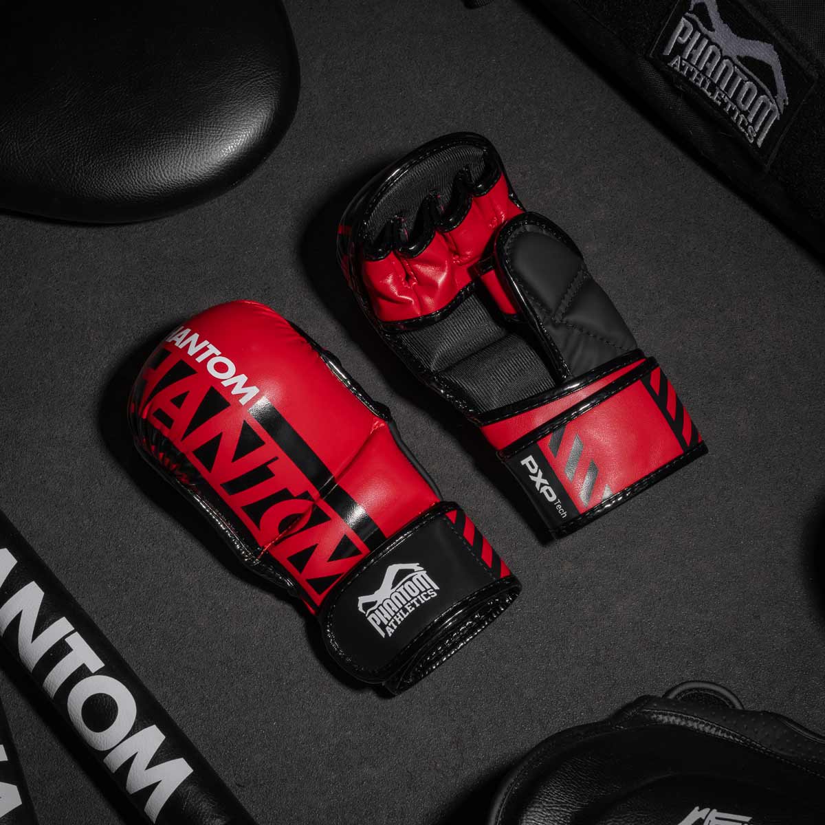 Phantom Athletics MMA Sparring Handschuhe APEX - Rot