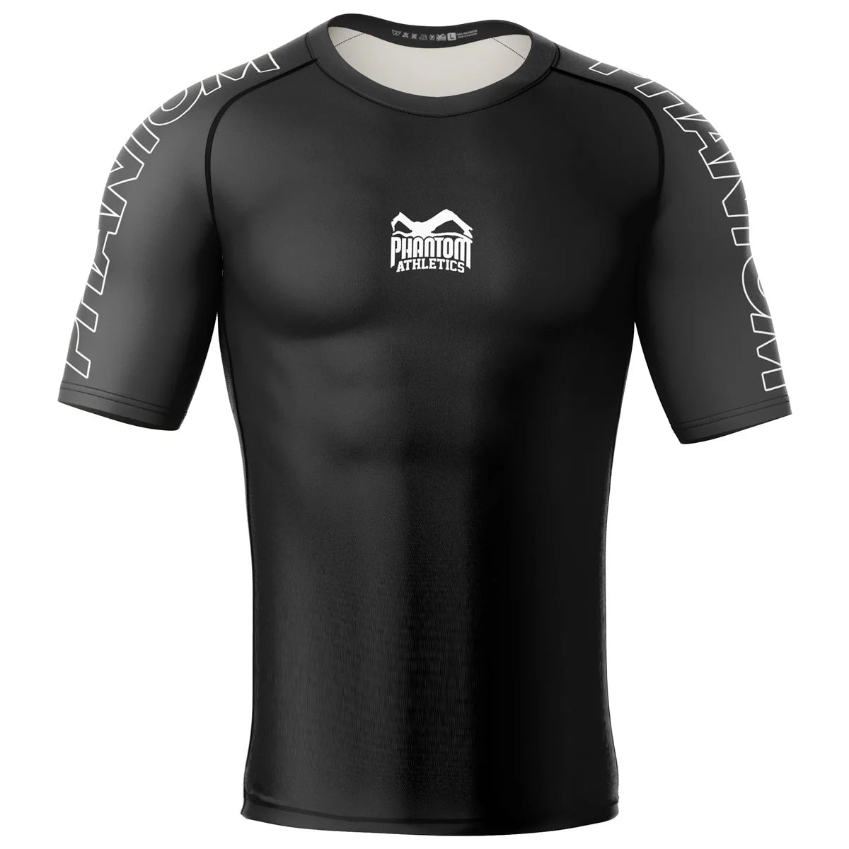 Phantom Athletics Rashguard RANKED - Schwarz
