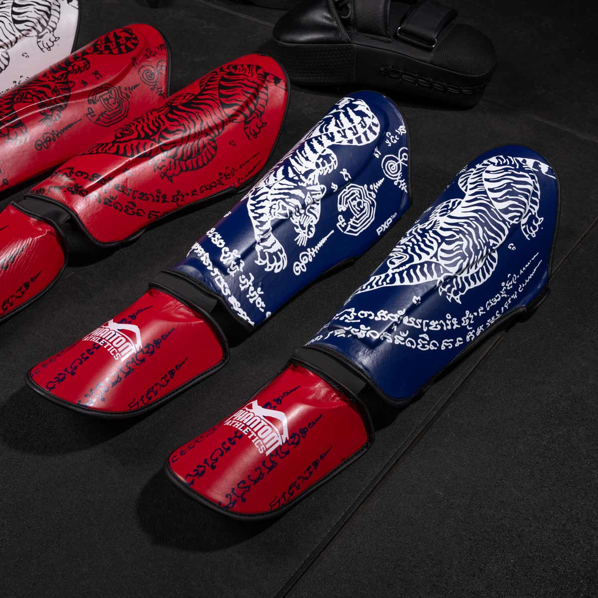 Phantom Athletics Schienbeinschutz Muay Thai - Blau