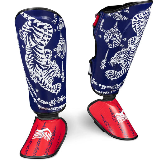 Phantom Athletics Schienbeinschutz Muay Thai - Blau