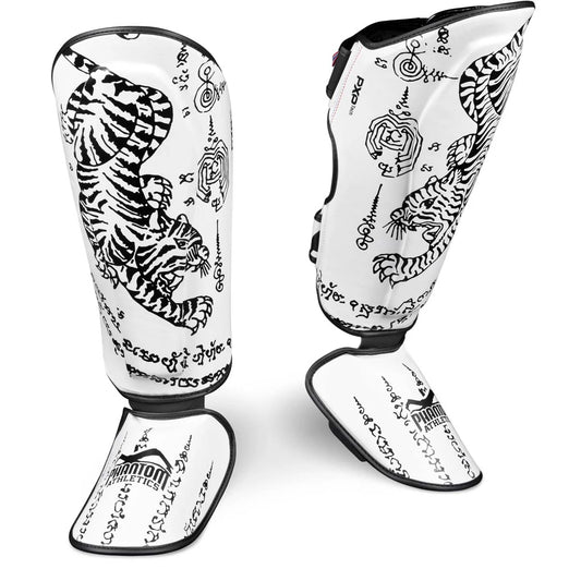 Phantom Athletics Schienbeinschutz Muay Thai - Weiss