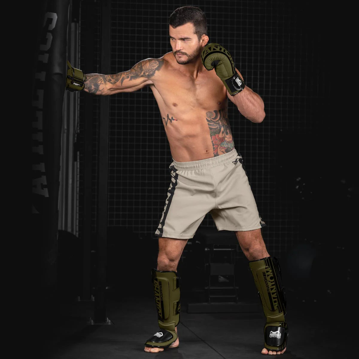 Phantom Athletics Schienbeinschutz APEX Hybrid - Army