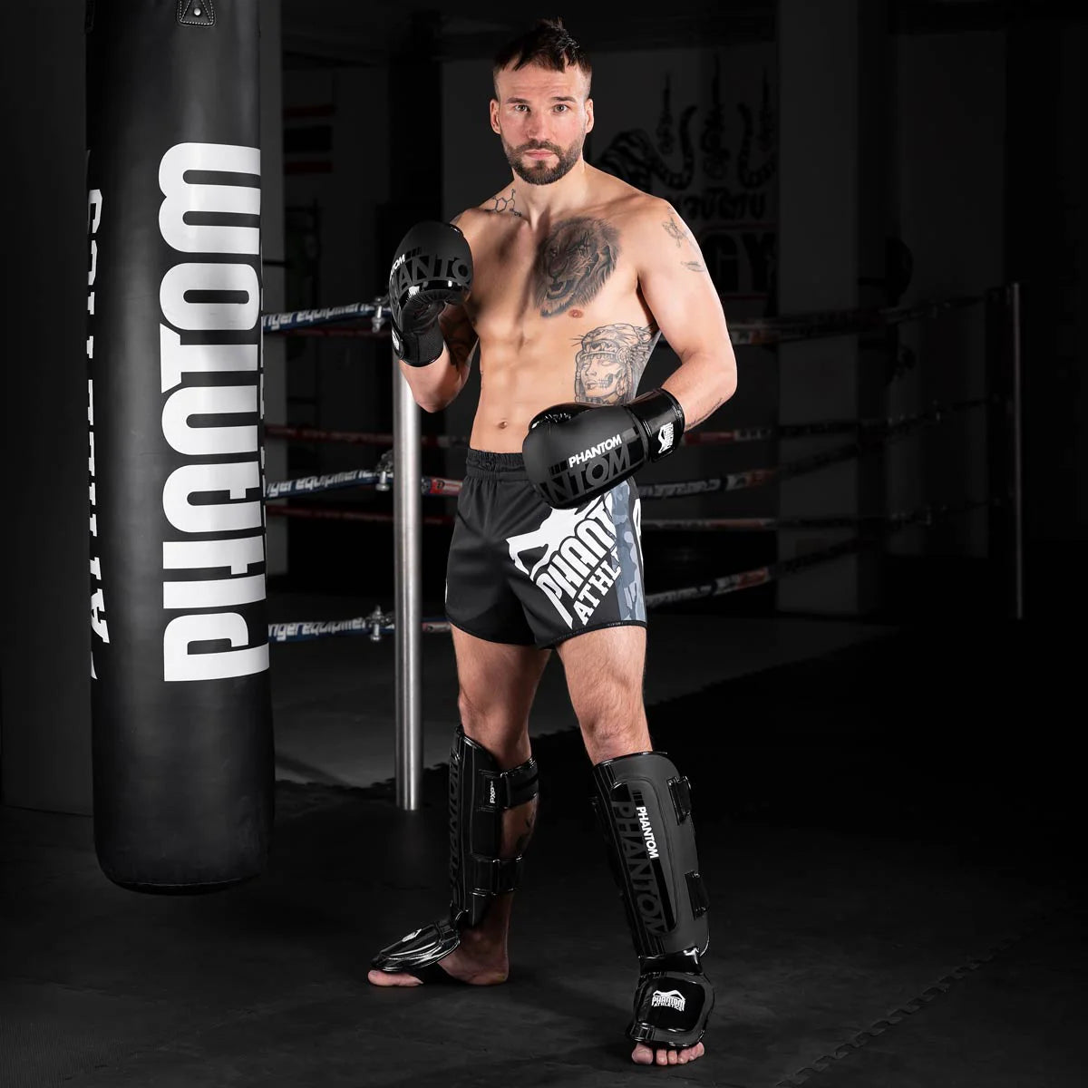 Phantom Athletics Schienbeinschutz APEX Hybrid - Schwarz