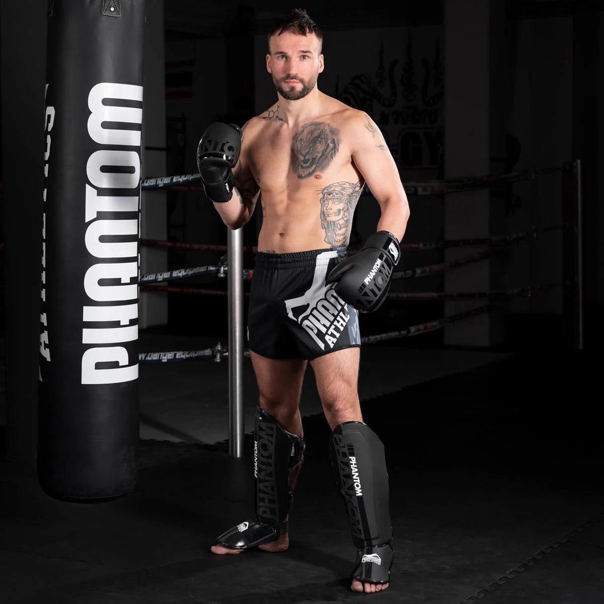 Phantom Athletics Schienbeinschutz APEX Striking - Schwarz