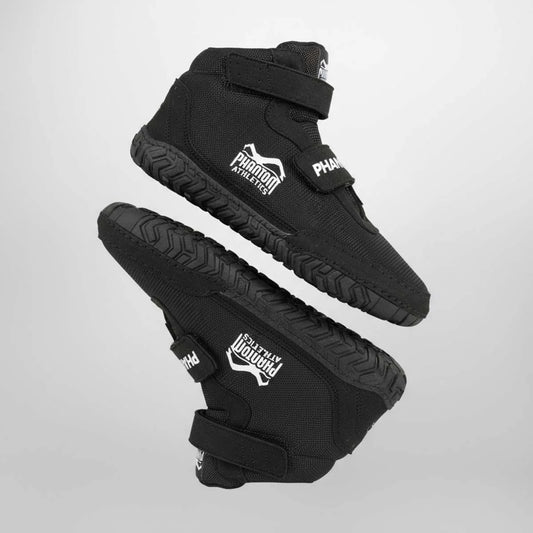 Phantom Athletics Kinder Ringerschuhe Phantom ROOKIE mit Klettverschluss - Schwarz