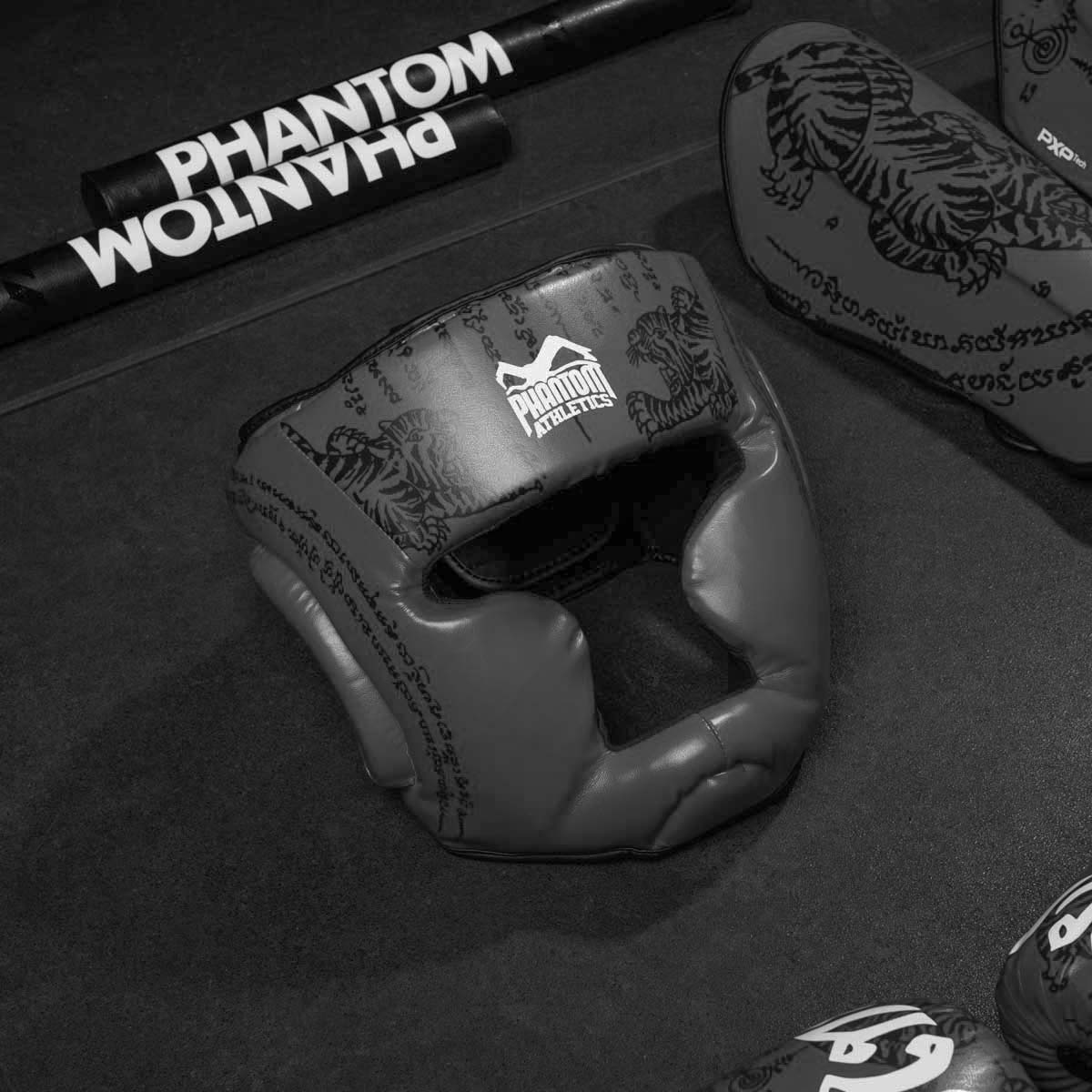 Phantom Athletics Kopfschutz Muay Thai - Grau