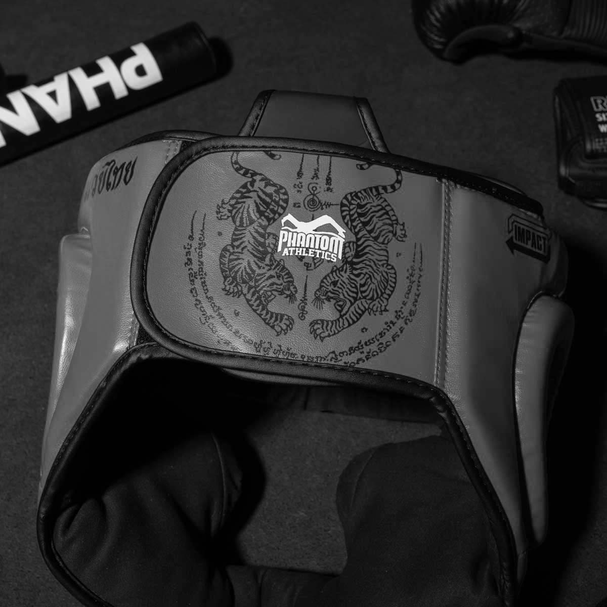 Phantom Athletics Kopfschutz Muay Thai - Grau