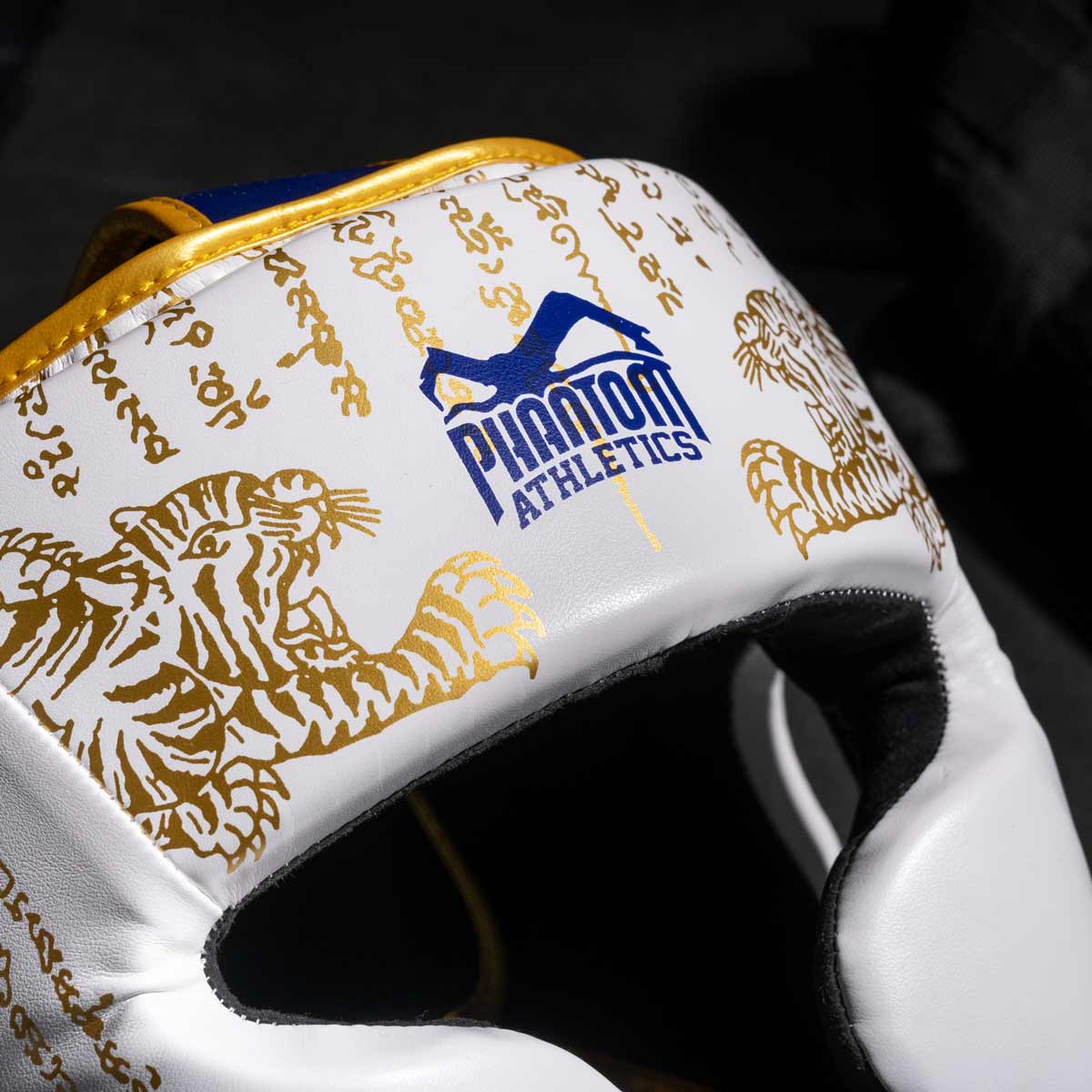 Phantom Athletics Kopfschutz Muay Thai Limited Edition - Weiss/Gold