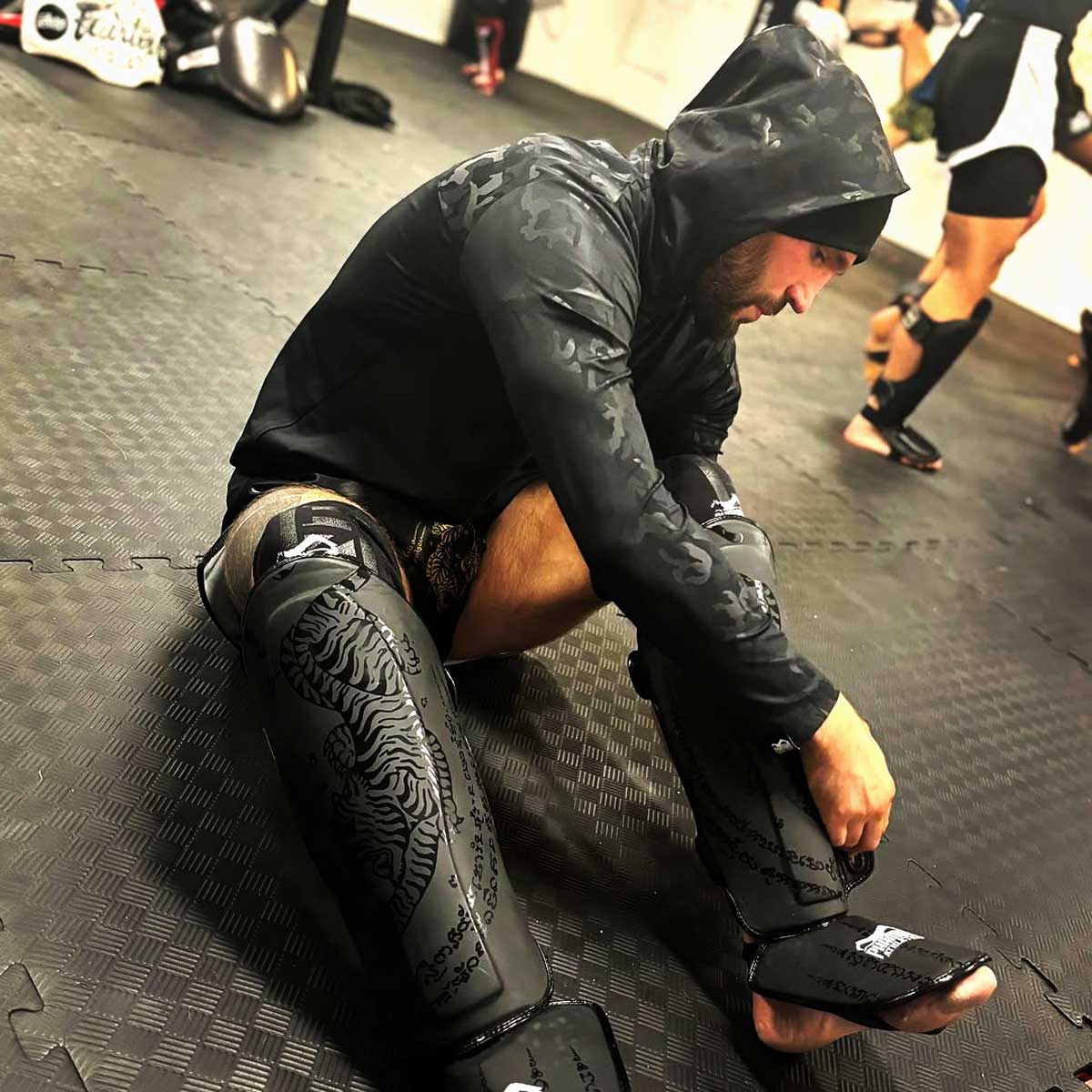 Phantom Athletics Schienbeinschutz Muay Thai - Schwarz