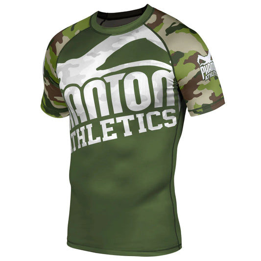 Phantom Athletics Rashguard Warfare - Woodland Camo