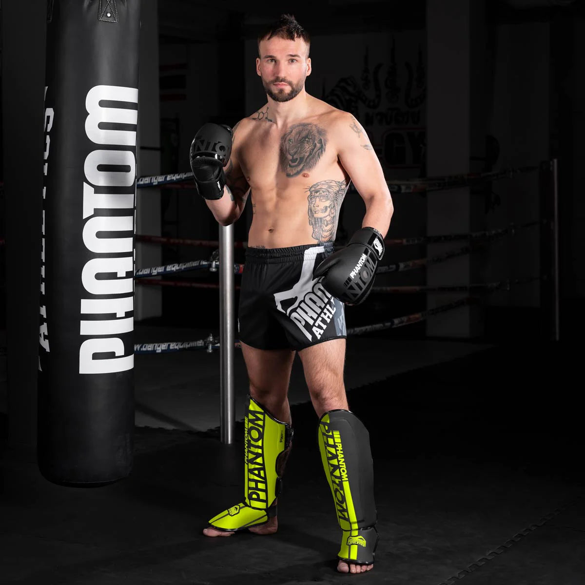 Phantom Athletics Schienbeinschutz APEX Striking - Neon
