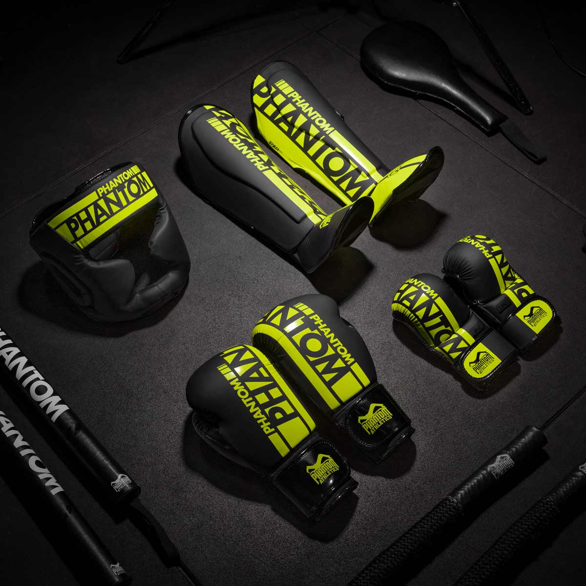 Phantom Athletics Schienbeinschutz APEX Striking - Neon