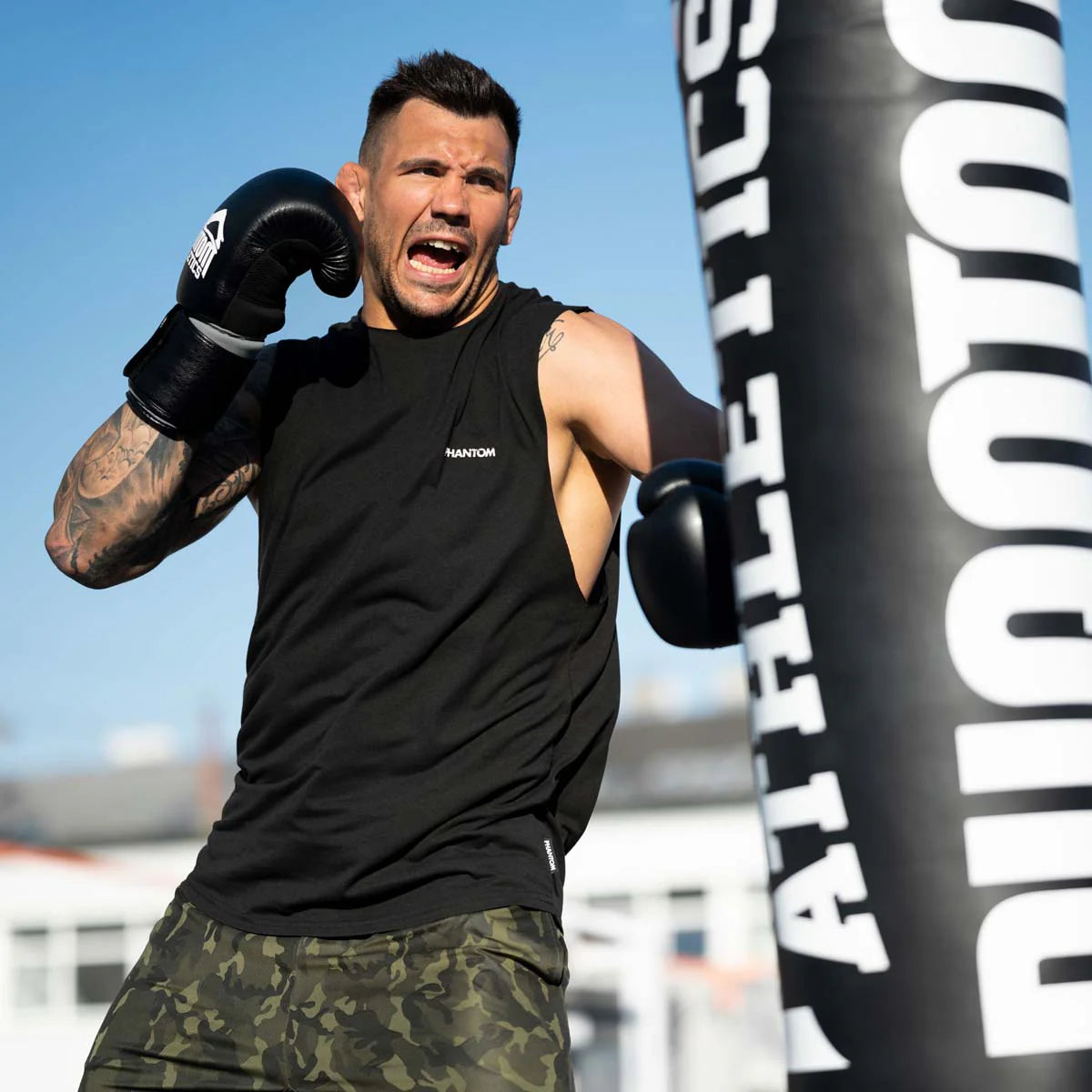 Phantom Athletics Boxhandschuhe Elite ATF - Blackout Edition