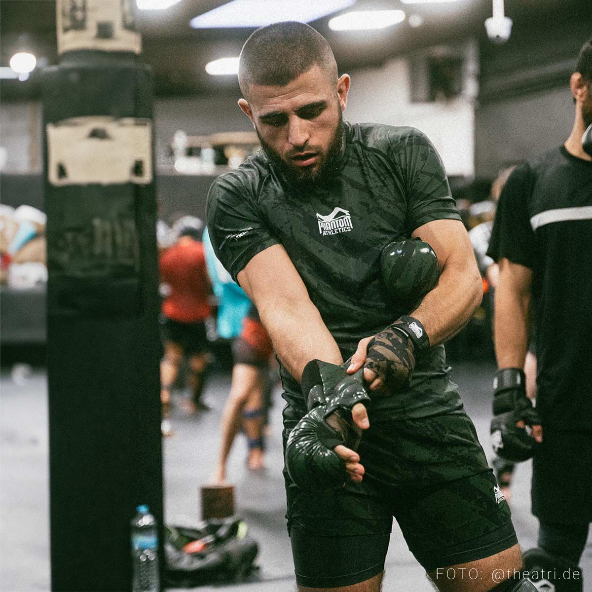 Phantom Athletics MMA Sparring Handschuhe Camo Tiger - Army