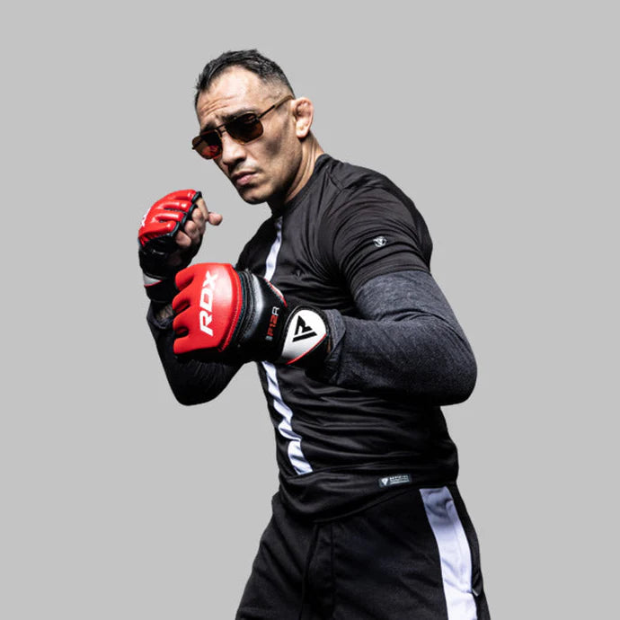 RDX F12 MMA Trainingshandschuhe & Grappling - Rot - FIGHTWEAR