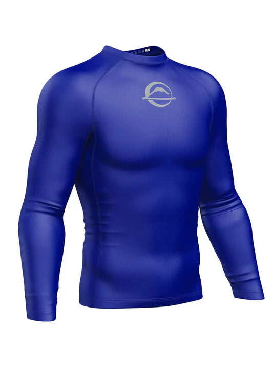 FUJI Baseline Ranked Long Sleeve Rashguard - Blau