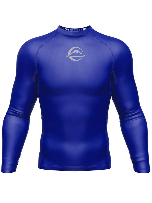 FUJI Baseline Ranked Long Sleeve Rashguard - Blau