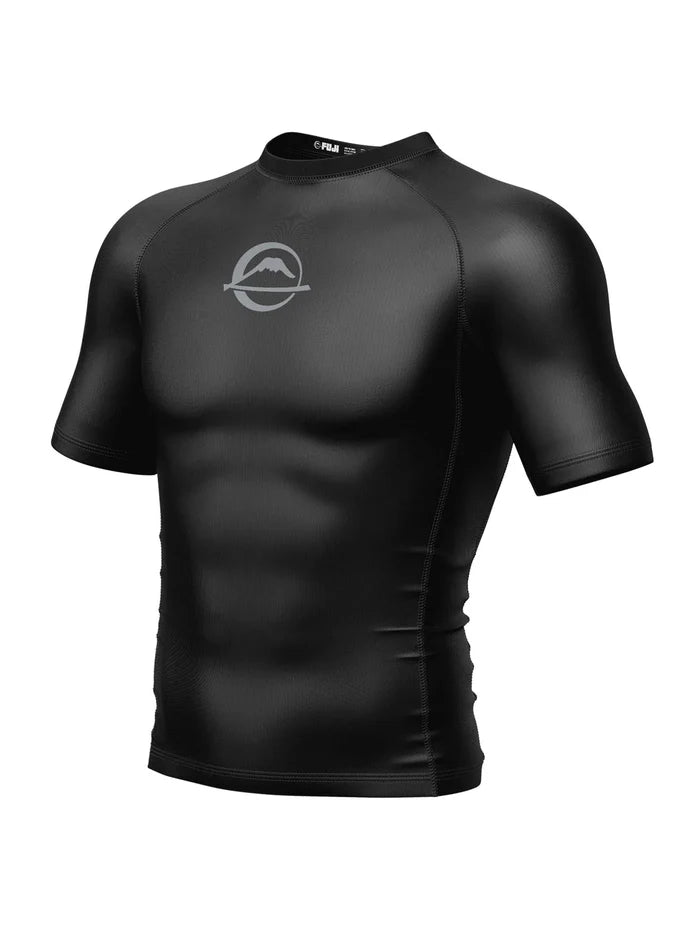 FUJI Baseline Ranked Short Sleeve Rashguard - Schwarz