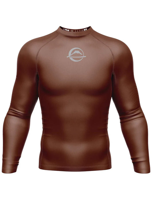 FUJI Baseline Ranked Long Sleeve Rashguard - Braun