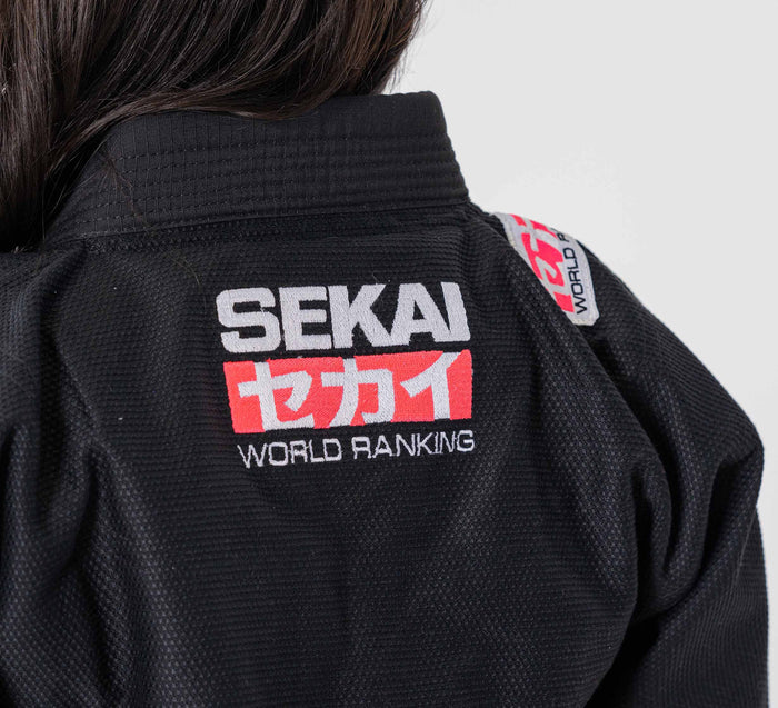 FUJI Sekai 2.0 Gi JJB pour Femme - Noir/Rose