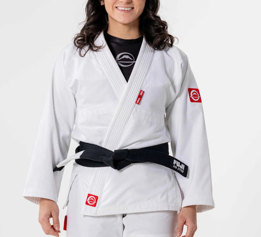 FUJI Womens Ultra Lite 300 BJJ Gi - Weiss