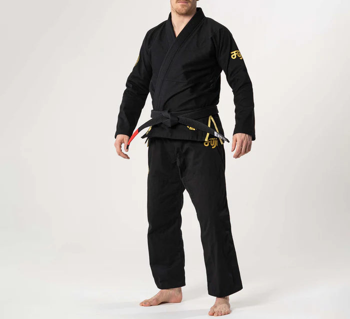 FUJI Flow-Tech BJJ Gi - Schwarz/Gold