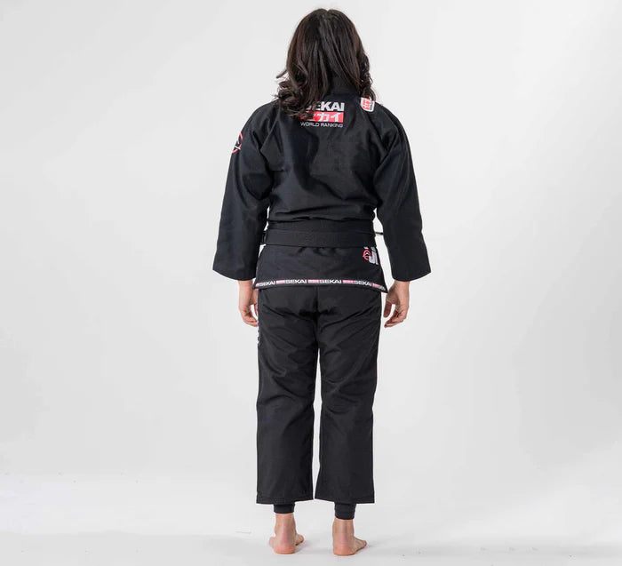 FUJI Sekai 2.0 Gi JJB pour Femme - Noir/Rose