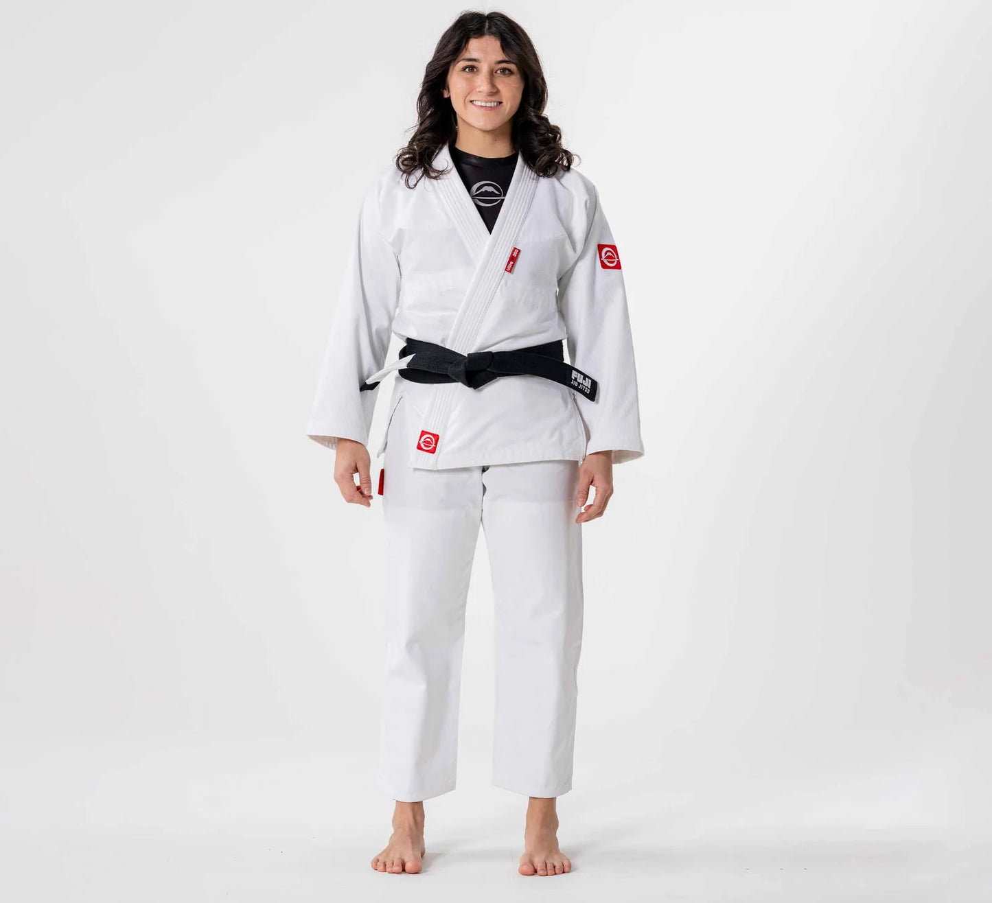 FUJI Womens Ultra Lite 300 BJJ Gi - Weiss