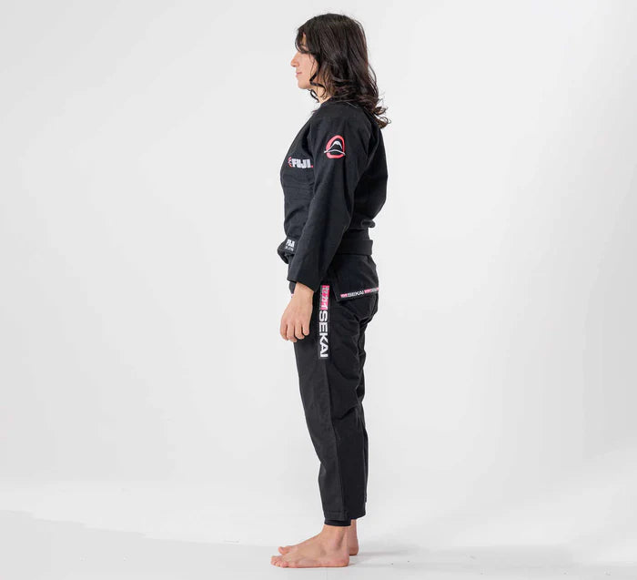 FUJI Sekai 2.0 Gi JJB pour Femme - Noir/Rose