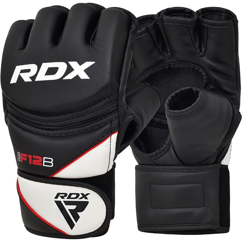 RDX F12 MMA Trainingshandschuhe & Grappling - Schwarz - FIGHTWEAR